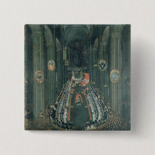Organ panel ,The Sitting of the Council 15 Cm Square Badge