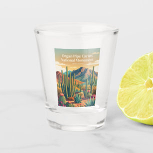 Organ Pipe Cactus National Monument Arizona Shot Glass