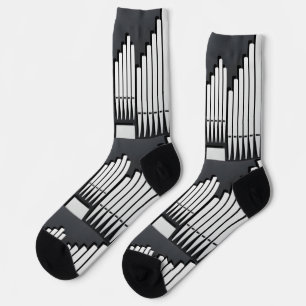 Organ Pipe Virtuoso Concert Organist Socks