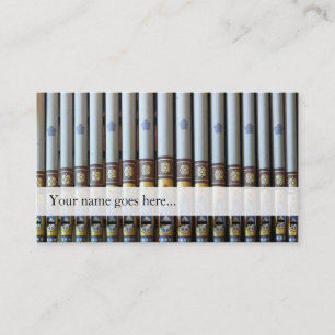 Organ pipes business card - Akaroa