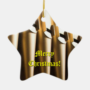 Organ pipes Christmas ornament