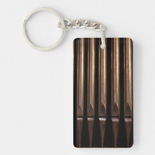 Organ pipes key ring