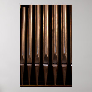 Organ pipes poster
