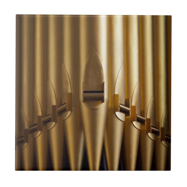 Organ pipes tile or trivet (Front)