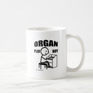 Organ Play Boy Coffee Mug