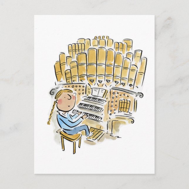 Organ Postcard (Front)