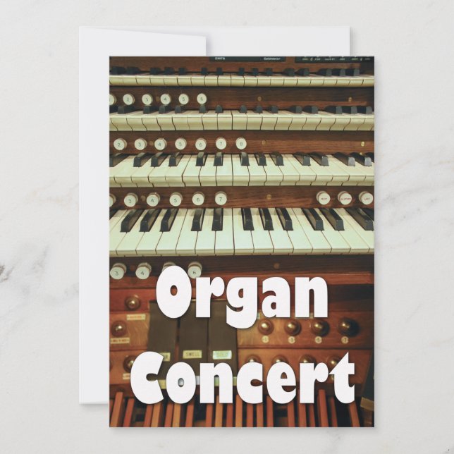 Organ recital invitation (Front)