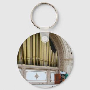 Organ Spreckels Pipe Key Ring
