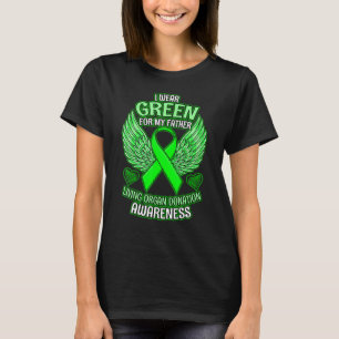 Organ Transplant Awareness Father Support Ribbon T-Shirt