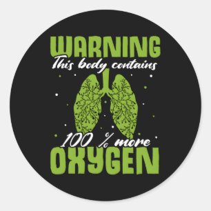 Organ Transplantation Lung Transplant Survivor Classic Round Sticker