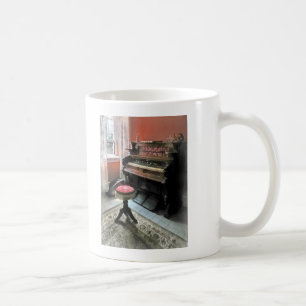 Organ With Petit Point Stool Coffee Mug