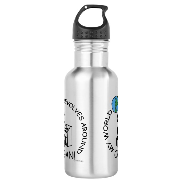 Organ - World Revolves Around 532 Ml Water Bottle (Front)