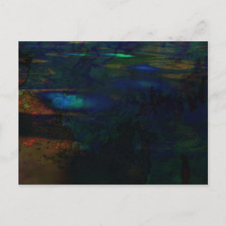 Organic abstract #146 postcard