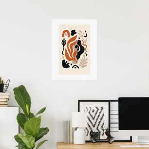 Organic Abstract Wall Art Modern Boho Neutral Pr