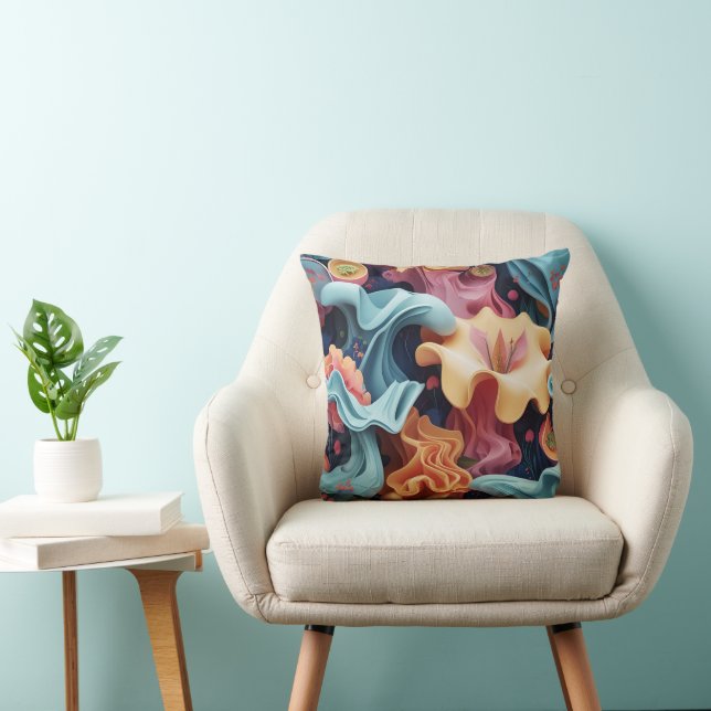 Organic abstraction cushion (Chair)