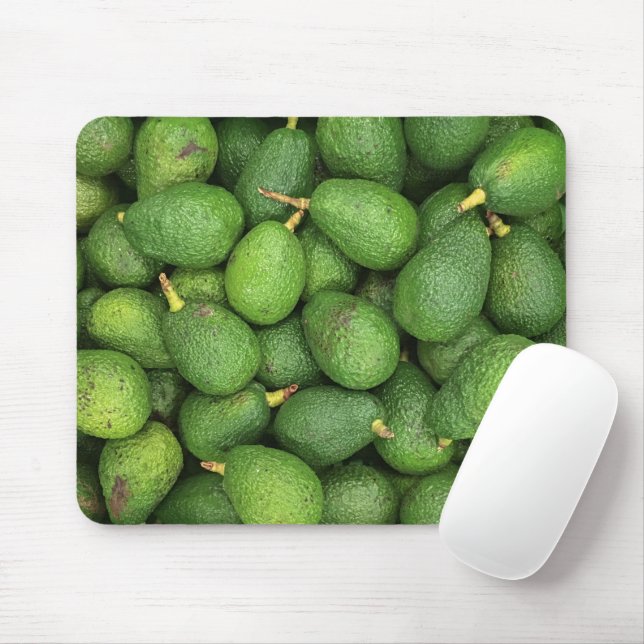 Organic avocados mouse mat (With Mouse)