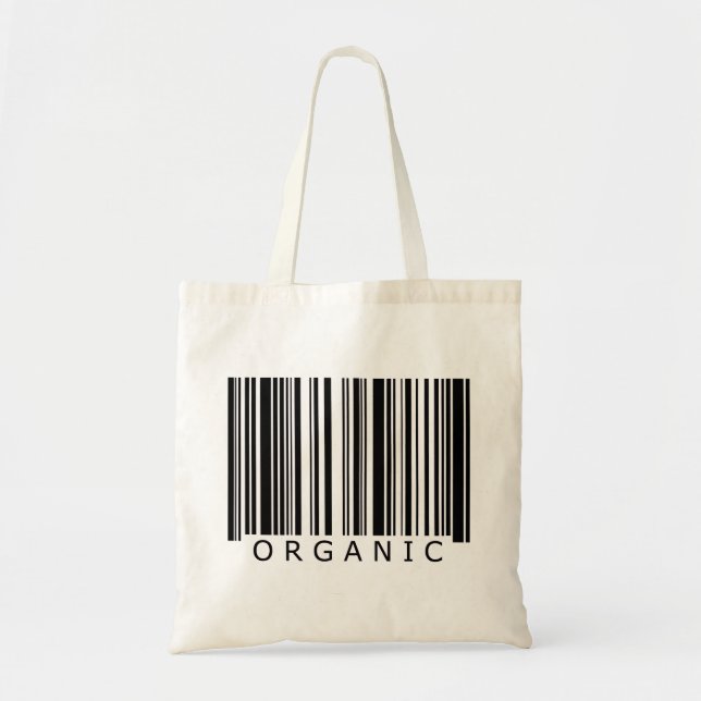 Organic Barcode Tote Bag (Front)