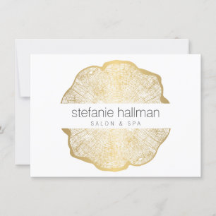 Organic Beauty Gold Tree Rings Salon Gift Card