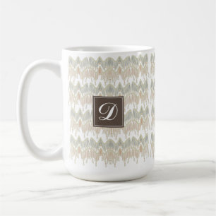 Organic Boho Abstract Macrame Natural Hanging Coffee Mug