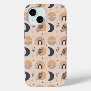 Organic Boho Pattern iPhone 15 Case
