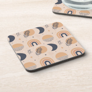 Organic Boho Pattern Coaster