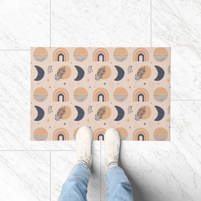 Organic Boho Pattern Doormat (Indoor)