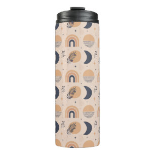 Organic Boho Pattern Thermal Tumbler