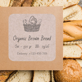 Organic Brown Bread Sticker