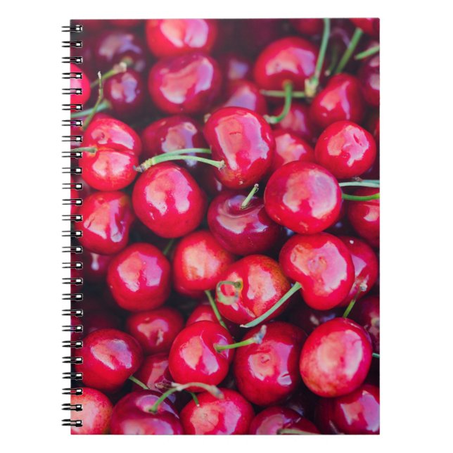 Organic California Cherries Celebration Notebook (Front)