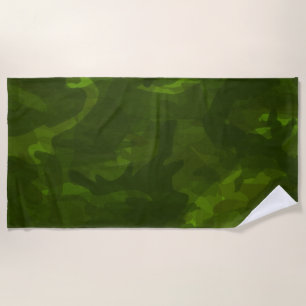 Organic Camouflage Beach Towel