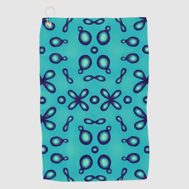 Organic Chemistry Atomic Orbitals Pattern Golf Towel (Front)