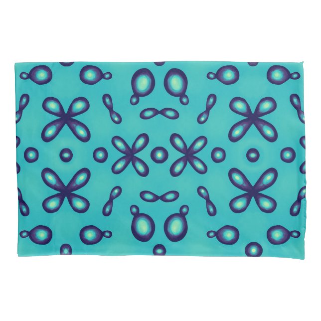 Organic Chemistry Atomic Orbitals Pattern Pillowcase (Front)