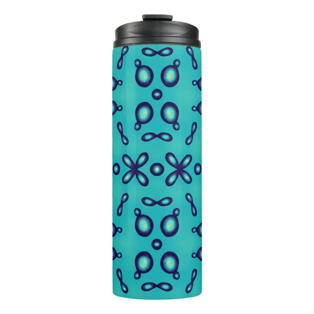 Organic Chemistry Atomic Orbitals Pattern Thermal Tumbler (Front)
