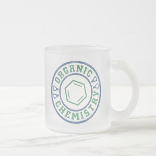 Organic Chemistry Frosted Glass Coffee Mug