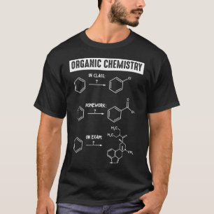 Organic Chemistry In Class Homework On Exam T-Shir T-Shirt
