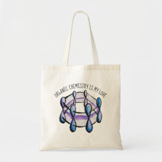 Organic Chemistry Love Molecule Student Teacher T- Tote Bag