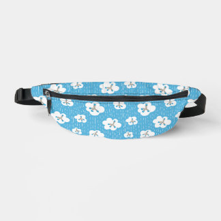 Organic Chemistry Molecule Pattern Blue Bum Bags
