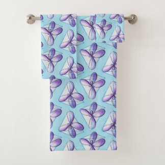 Organic Chemistry Molecule Pattern Geek Science Bath Towel Set