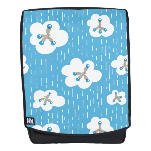 Organic Chemistry Molecule Pattern Science Geek Backpack (Front)