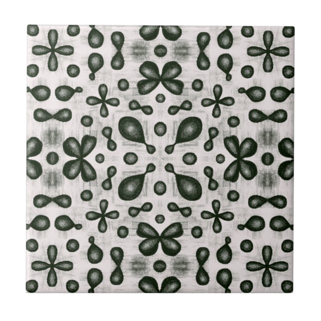 Organic Chemistry Pattern - Atomic Orbitals Tile (Front)
