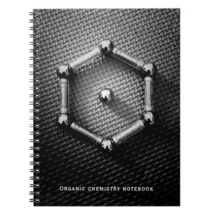 Organic Chemistry Teacher Student Benzene Molecule Notebook