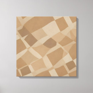 Organic Chequerboard – Modern Abstract  Canvas Print