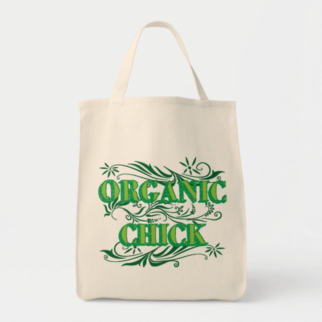 Organic Chick Tote Bag (Front)