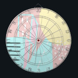 Organic City Street Art Pattern Dartboard<br><div class="desc">City Pattern Dart Board Illustration</div>