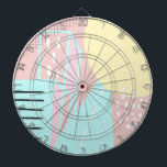 Organic City Street Art Pattern Dartboard<br><div class="desc">City Pattern Dart Board Illustration</div>