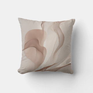 "Organic Currents" | Dynamic Forms Art Cushion