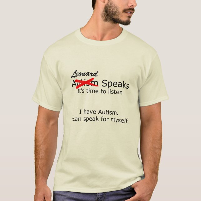 Organic Customisable You Speak Tee (Front)