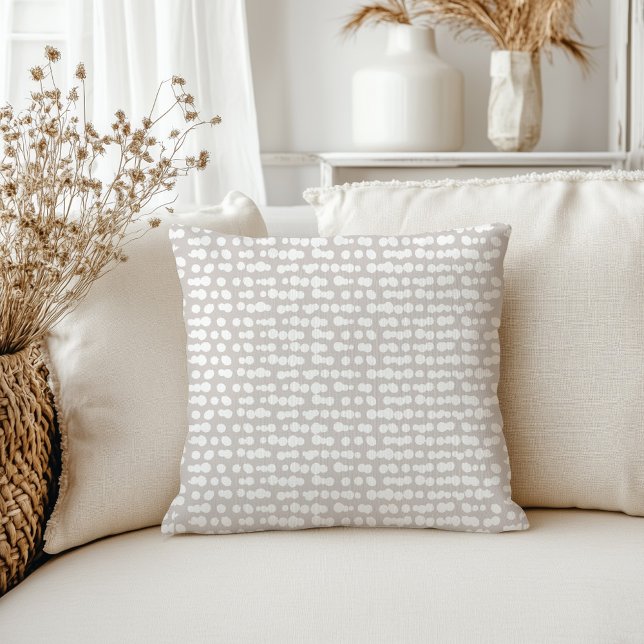 Organic Dots Markmaking Pattern Cushion (Creator Uploaded)