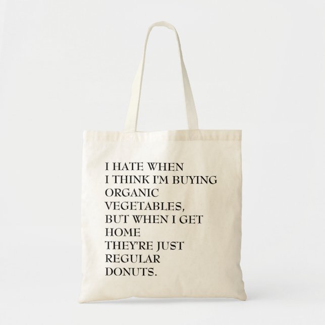 Organic doughnuts Totes (Front)