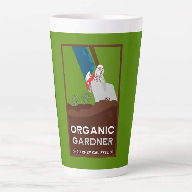  Organic Eco Farming Latte Mug (Front)